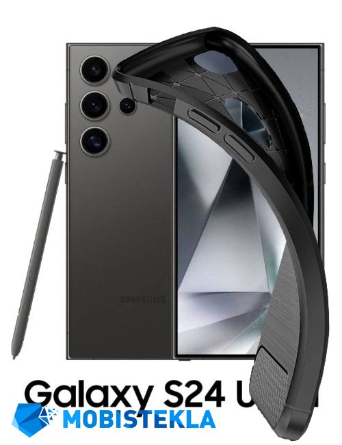 SAMSUNG Galaxy S24 Ultra - Zaščitni ovitek - Carbon