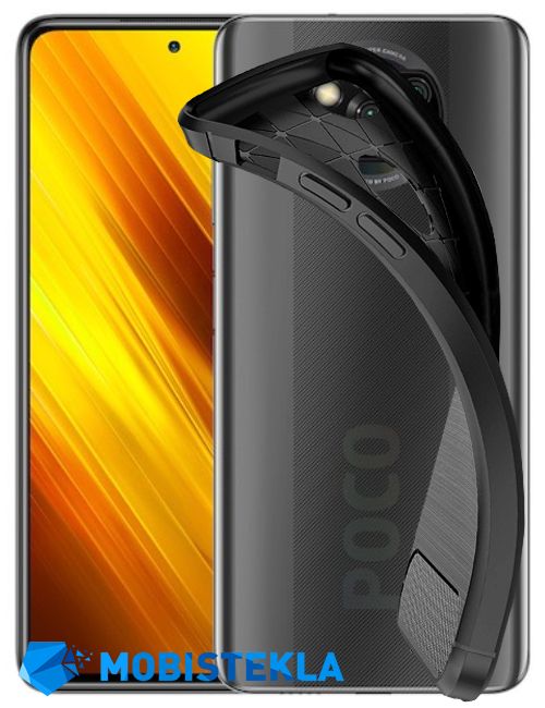 XIAOMI Poco X3 NFC - Zaščitni ovitek - Carbon