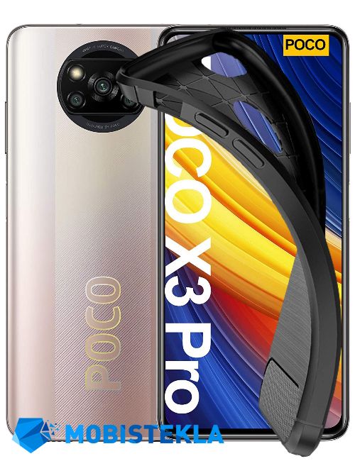 XIAOMI Pocophone X3 Pro - Zaščitni ovitek - Carbon