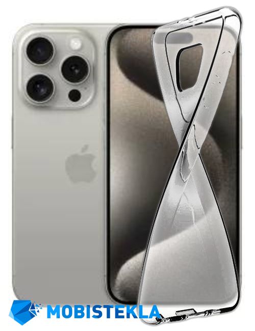 APPLE iPhone 15 Pro - Zaščitni ovitek - Prozoren