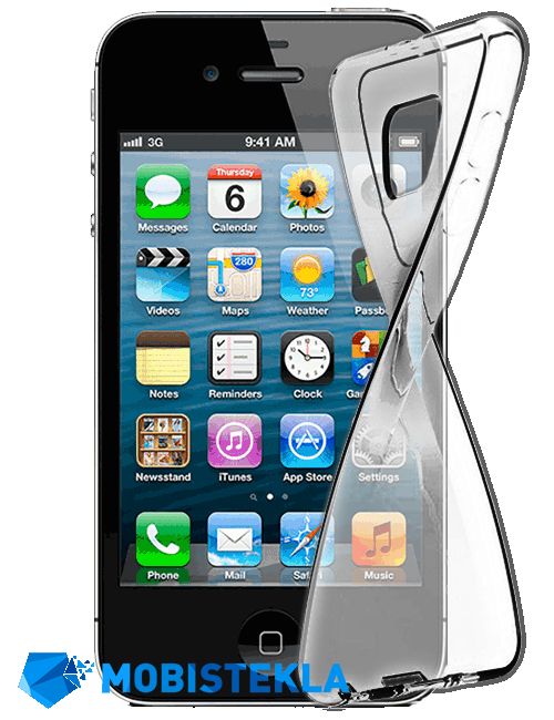 APPLE iPhone 4s - Zaščitni ovitek - Prozoren