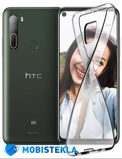 HTC U20 5G - Zaščitni ovitek - Prozoren
