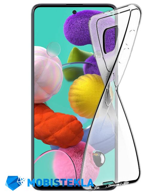 SAMSUNG Galaxy A51 - Zaščitni ovitek - Prozoren