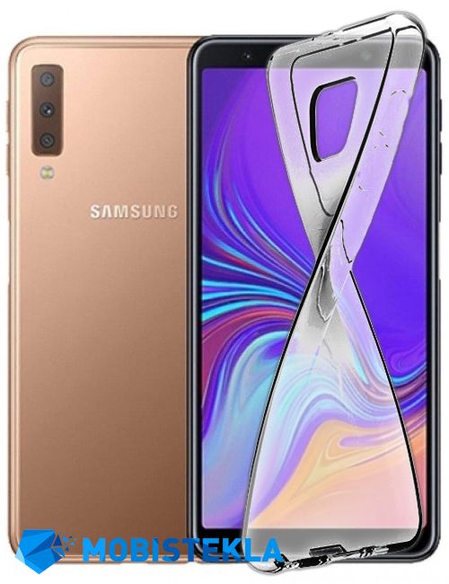SAMSUNG Galaxy A7 2018 - Zaščitni ovitek - Prozoren