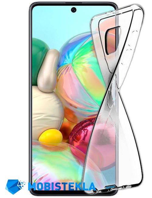 SAMSUNG Galaxy A71 - Zaščitni ovitek - Prozoren