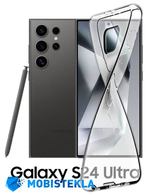SAMSUNG Galaxy S24 Ultra - Zaščitni ovitek - Prozoren