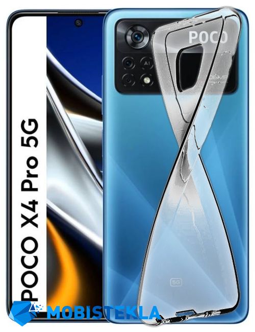 XIAOMI Poco X4 Pro 5G - Zaščitni ovitek - Prozoren