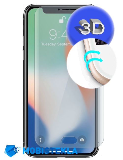 APPLE iPhone X - Zaščitno steklo 3D