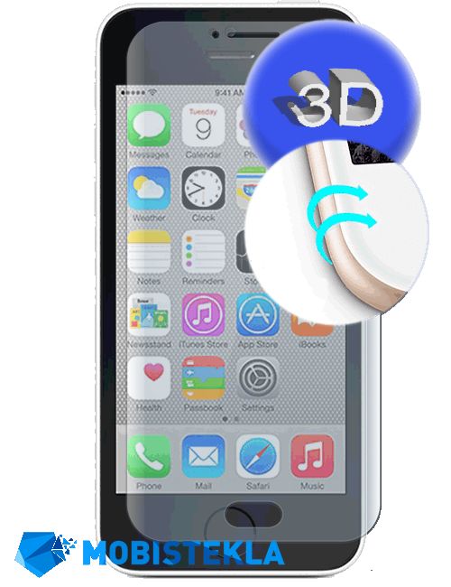 APPLE iPhone 5c - Zaščitno steklo 3D