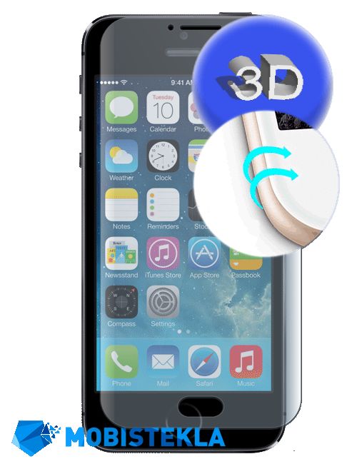 APPLE iPhone 5s - Zaščitno steklo 3D