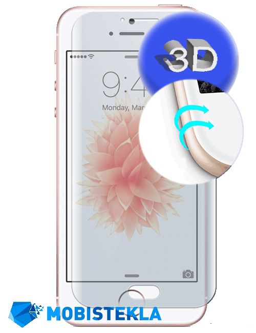 APPLE iPhone SE - Zaščitno steklo 3D
