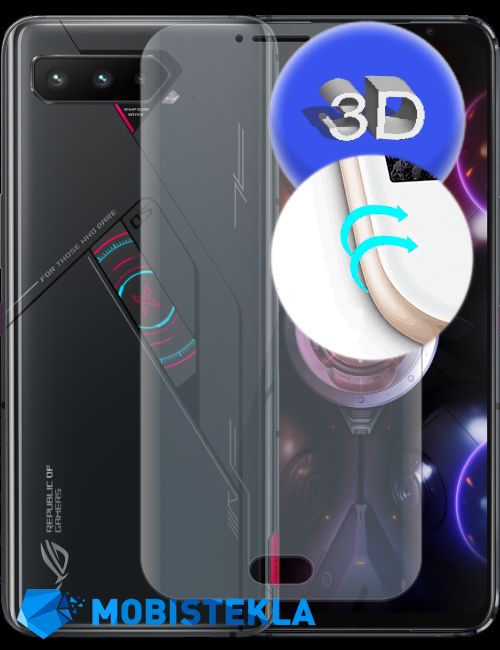 ASUS ROG Phone 5s Pro - Zaščitno steklo 3D