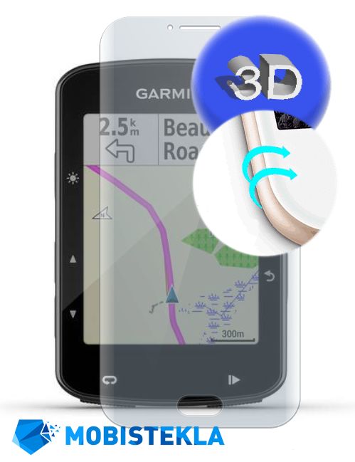 GARMIN Edge 520 Plus - Zaščitno steklo 3D
