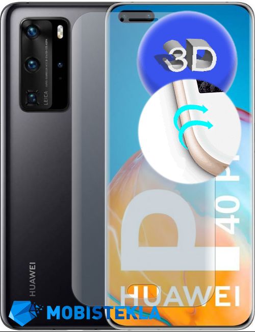 HUAWEI P40 Pro - Zaščitno steklo 3D