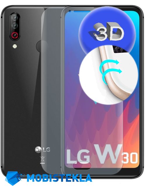 LG W30 - Zaščitno steklo 3D