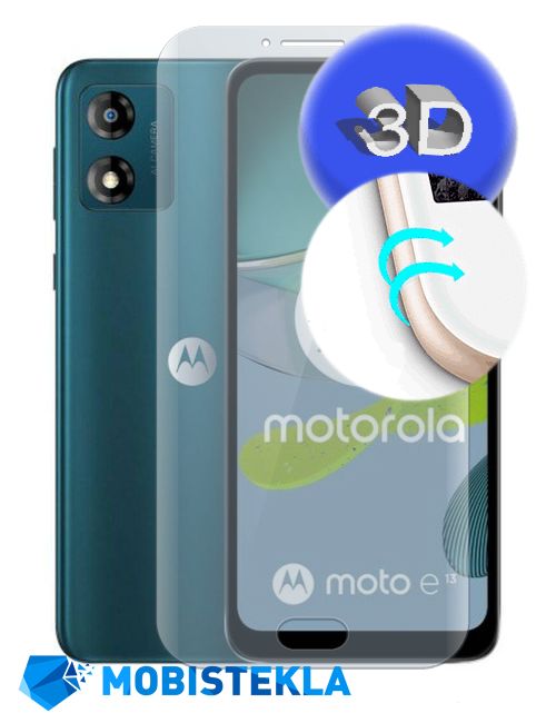 MOTOROLA Moto E13 - Zaščitno steklo 3D