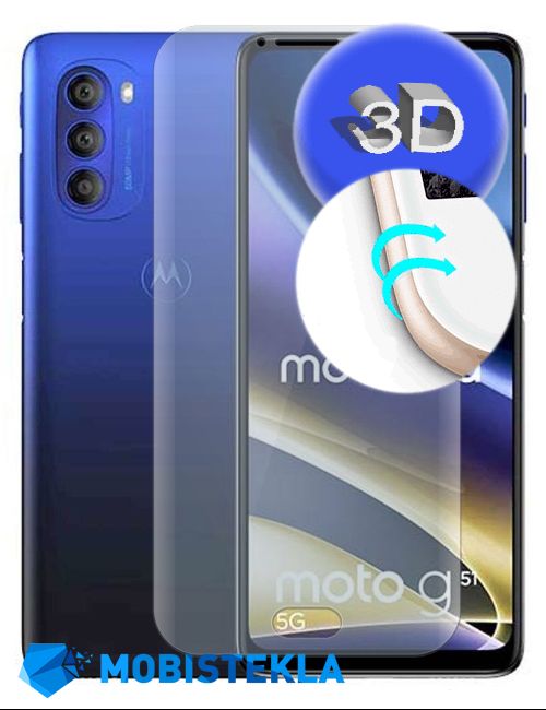 MOTOROLA Moto G51 5G - Zaščitno steklo 3D