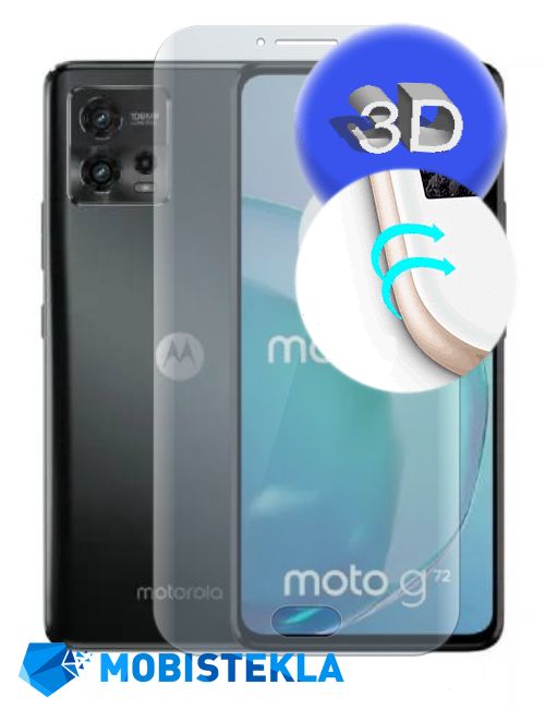 MOTOROLA Moto G72 - Zaščitno steklo 3D