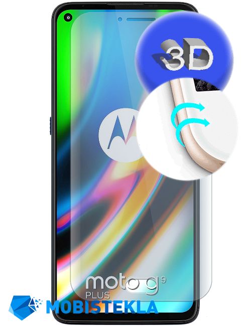 MOTOROLA Moto G9 Plus - Zaščitno steklo 3D