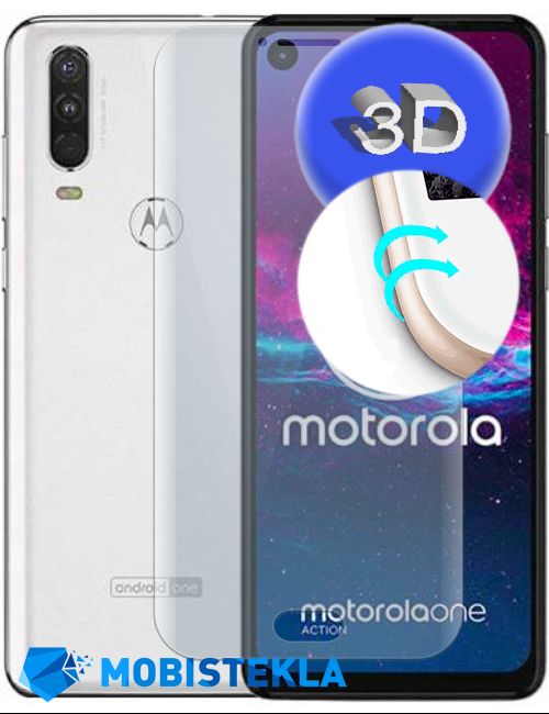 MOTOROLA Moto One Action - Zaščitno steklo 3D