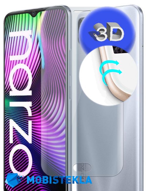 REALME Narzo 20 - Zaščitno steklo 3D
