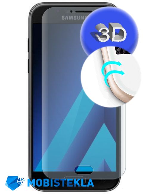 SAMSUNG Galaxy A3 2017 - Zaščitno steklo 3D