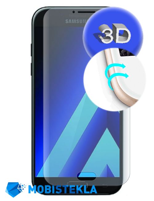SAMSUNG Galaxy A7 2017 - Zaščitno steklo 3D