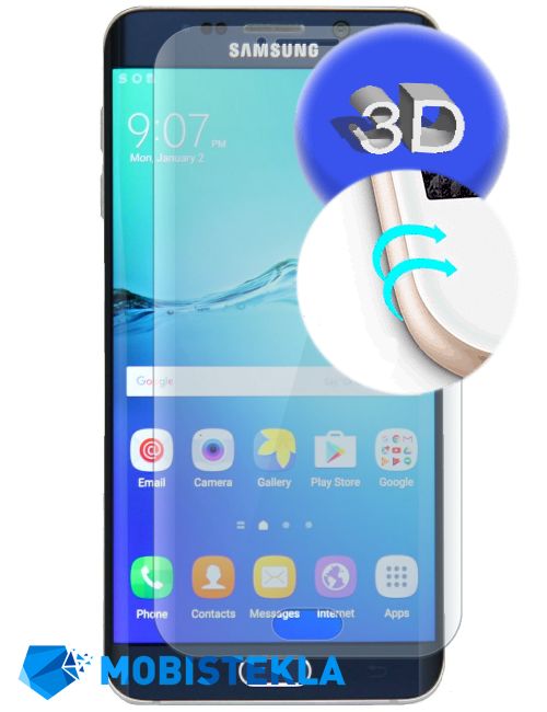 SAMSUNG Galaxy S6 Edge Plus - Zaščitno steklo 3D