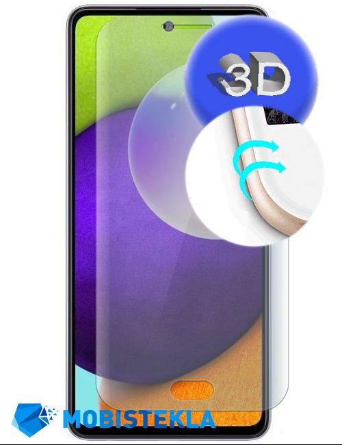 SAMSUNG Galaxy A52 - Zaščitno steklo 3D
