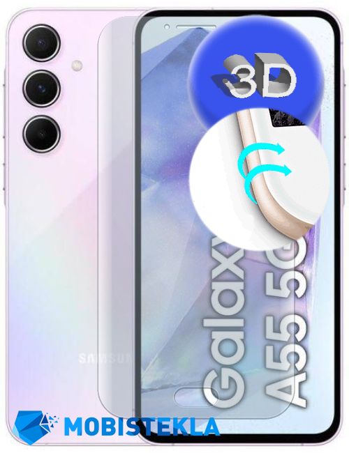 SAMSUNG Galaxy A55 5G - Zaščitno steklo 3D