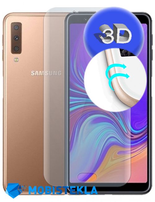 SAMSUNG Galaxy A7 2018 - Zaščitno steklo 3D