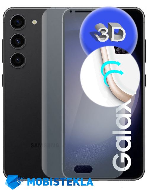 SAMSUNG Galaxy S23 - Zaščitno steklo 3D