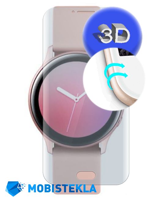 SAMSUNG Galaxy Watch Active2 40 mm - Zaščitno steklo 3D