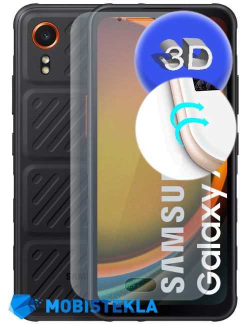 SAMSUNG Galaxy Xcover7 - Zaščitno steklo 3D