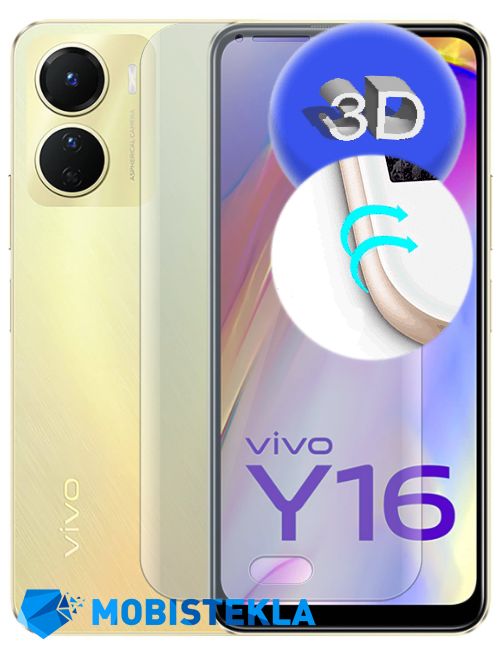VIVO Y16 - Zaščitno steklo 3D