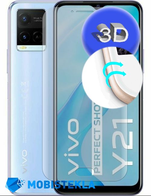 VIVO Y21 - Zaščitno steklo 3D
