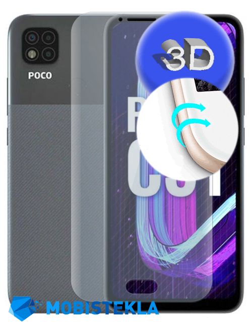 XIAOMI Poco C31 - Zaščitno steklo 3D