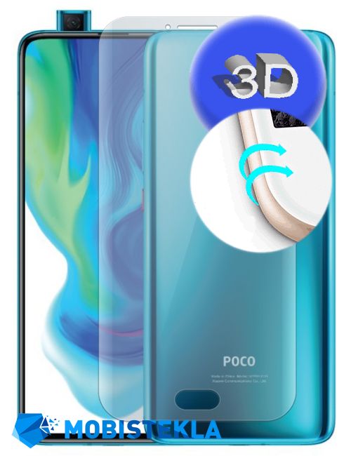 XIAOMI Pocophone F2 Pro - Zaščitno steklo 3D