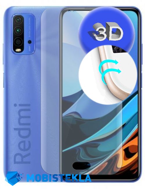 XIAOMI Redmi 9T - Zaščitno steklo 3D