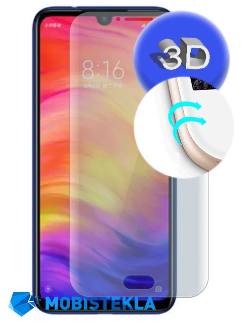 XIAOMI Redmi Note 7 - Zaščitno steklo 3D