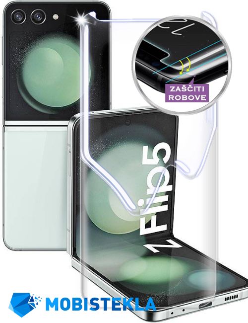SAMSUNG Galaxy Z Flip 5 - Zaščitno steklo Dome